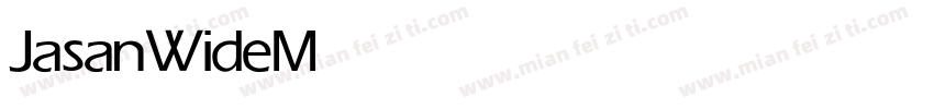 JasanWide Medium字体转换